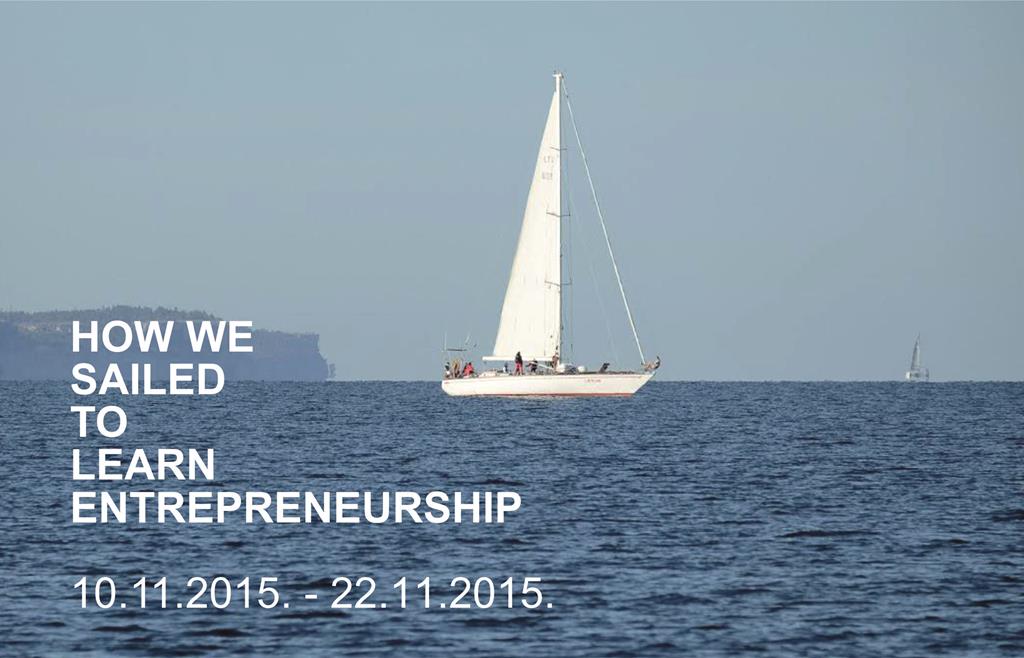 How we sailed to learn entrepreneurship
