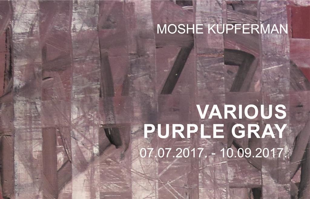 Moshe Kupferman VARIOUS PURPLE GRAY
