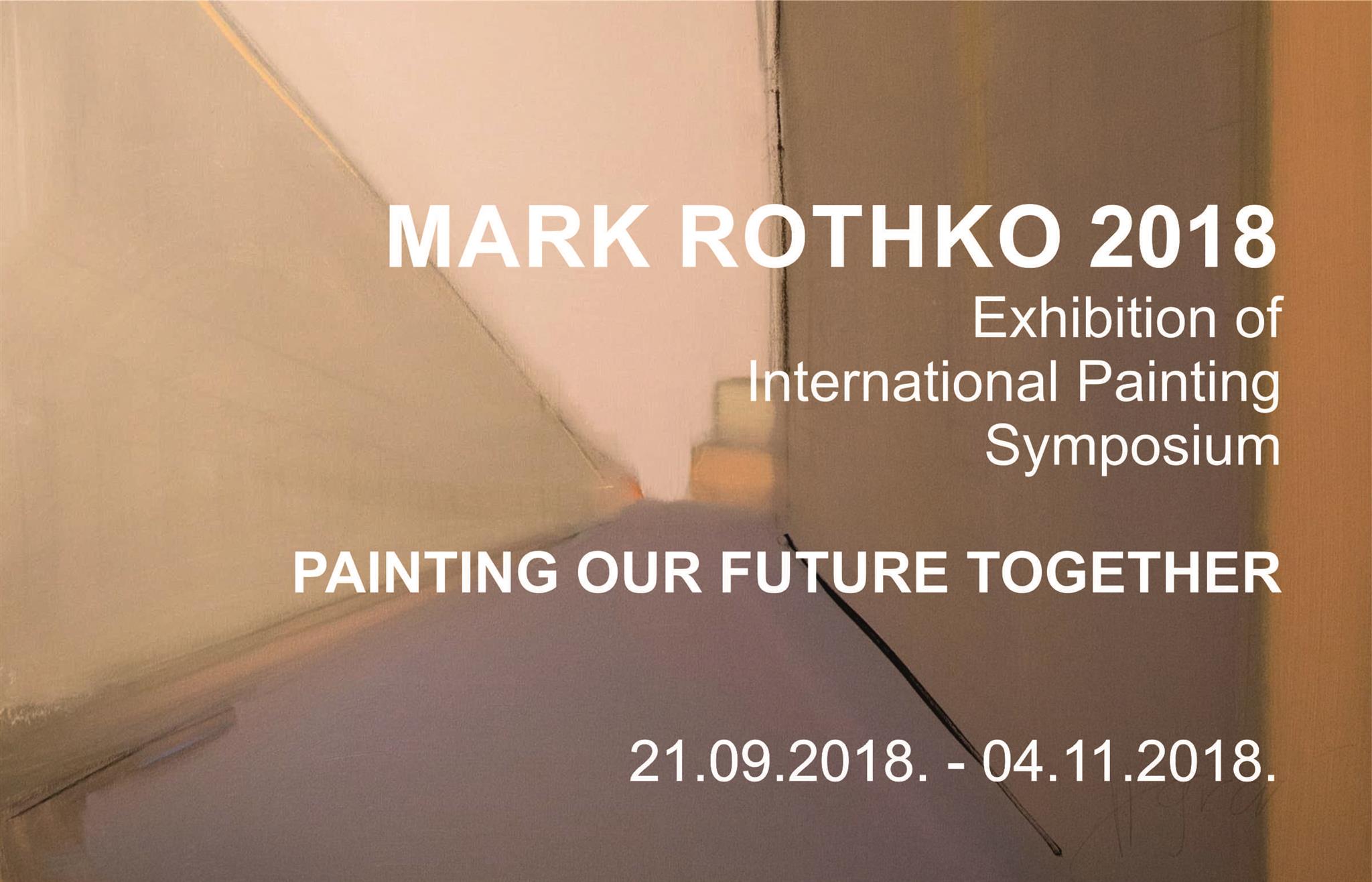 International Painting Symposium  Mark Rothko 2018