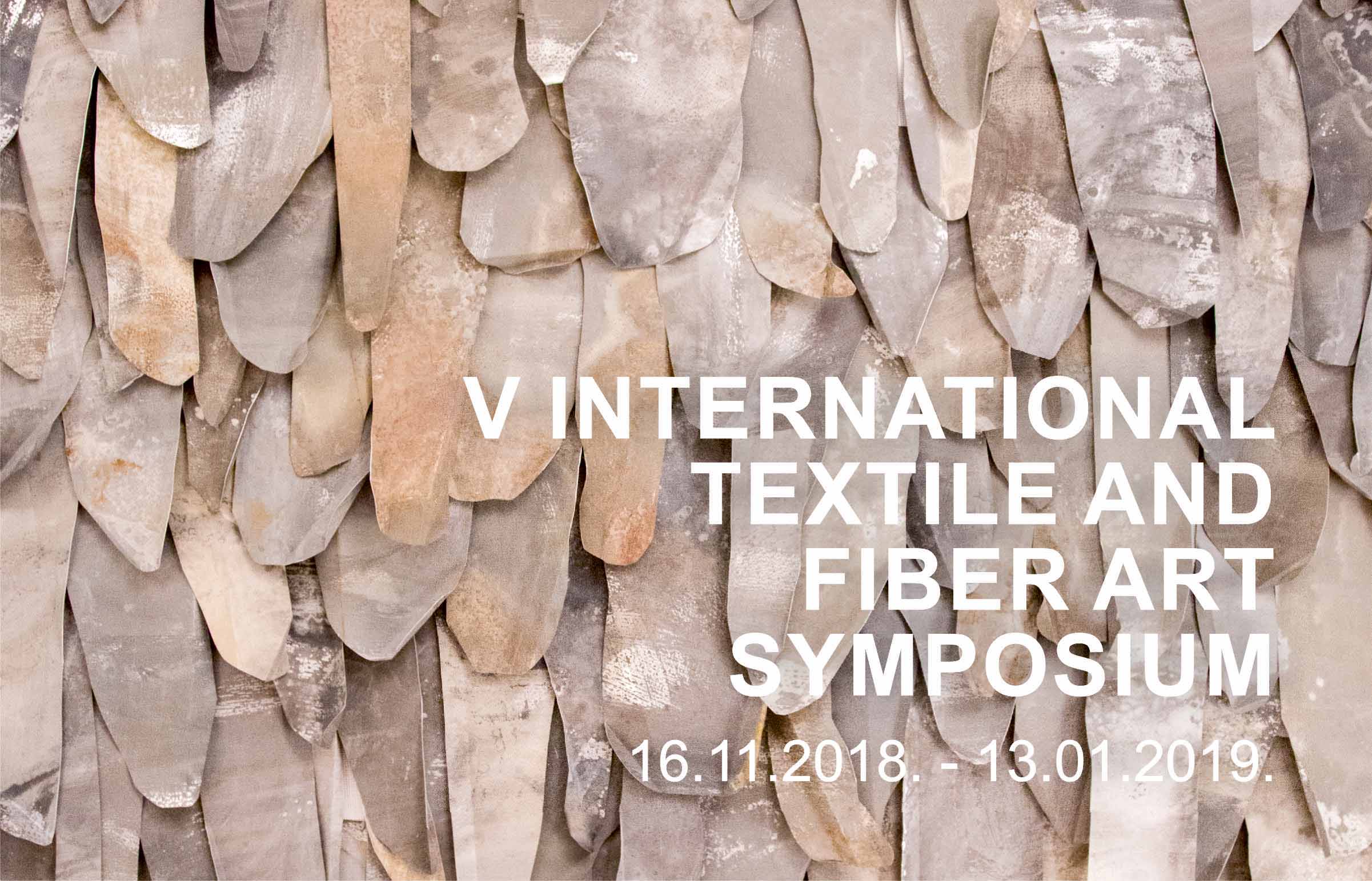 V international textile and fiber art symposium