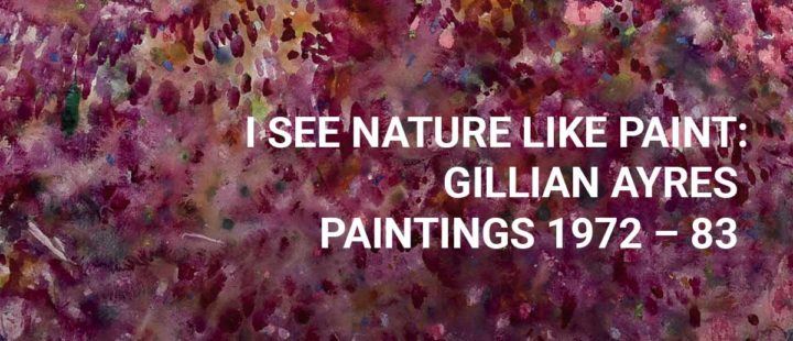 I See Nature Like Paint: Gillian Ayres paintings 1972-83