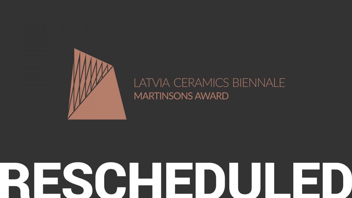 3rd Latvia Ceramics Biennale is rescheduled