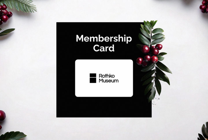 Surprise Your Loved Ones with a Unique Christmas Gift – the Rothko Museum’s Membership Card