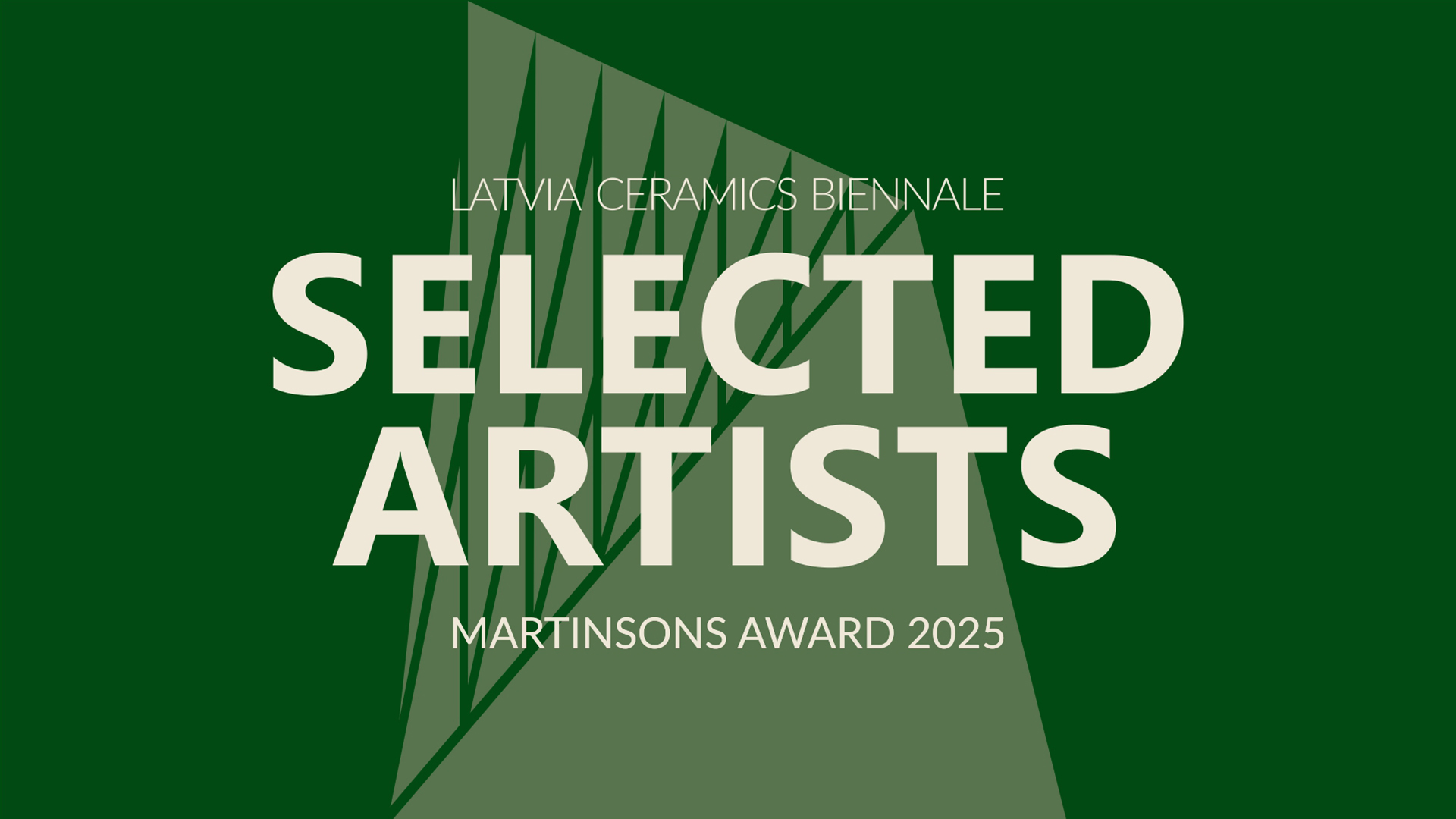 Artists from Thirty Countries to Compete for the Martinsons Award at the Fifth Latvia Ceramics Biennale