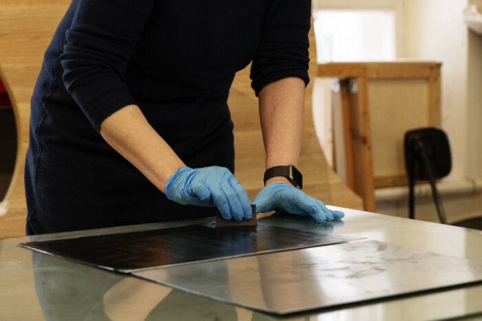 14. Starptautiskais Latgales grafikas simpozijs. Izstādes tapšana