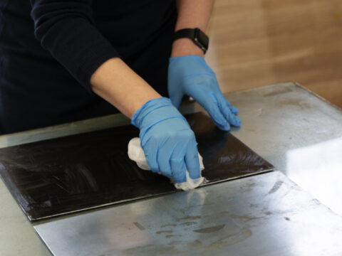 14. Starptautiskais Latgales grafikas simpozijs. Izstādes tapšana 10