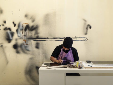 14. Starptautiskais Latgales grafikas simpozijs. Izstādes tapšana 4