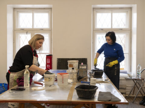 14. Starptautiskais Latgales grafikas simpozijs. Izstādes tapšana 5