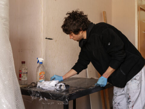 14. Starptautiskais Latgales grafikas simpozijs. Izstādes tapšana 7