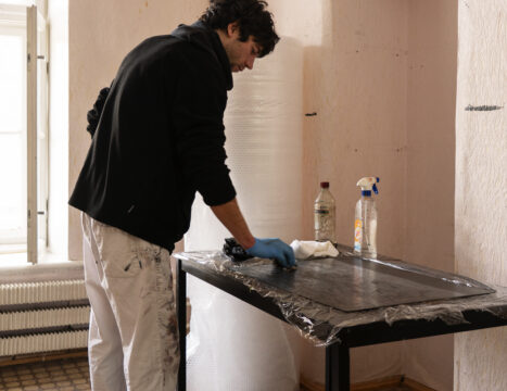 14. Starptautiskais Latgales grafikas simpozijs. Izstādes tapšana 14