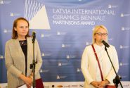 II Starptautiskās keramikas biennāles atklāšana Rīgā 25