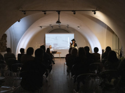 Poetry evening of Inga Pizāne in the Rothko Center 2