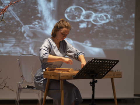 Poetry evening of Inga Pizāne in the Rothko Center 3